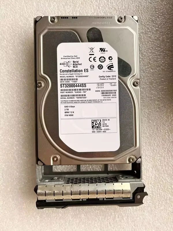 Dysk twardy do DELL 2T SAS 3.5 7.2K 0 R755K R755K