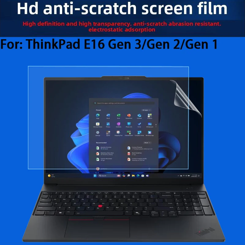 For ThinkPad E16 Gen 3/Gen 2/Gen 1 Keyboard film laptop toughened film computer screen film anti-blue film anti-reflective film
