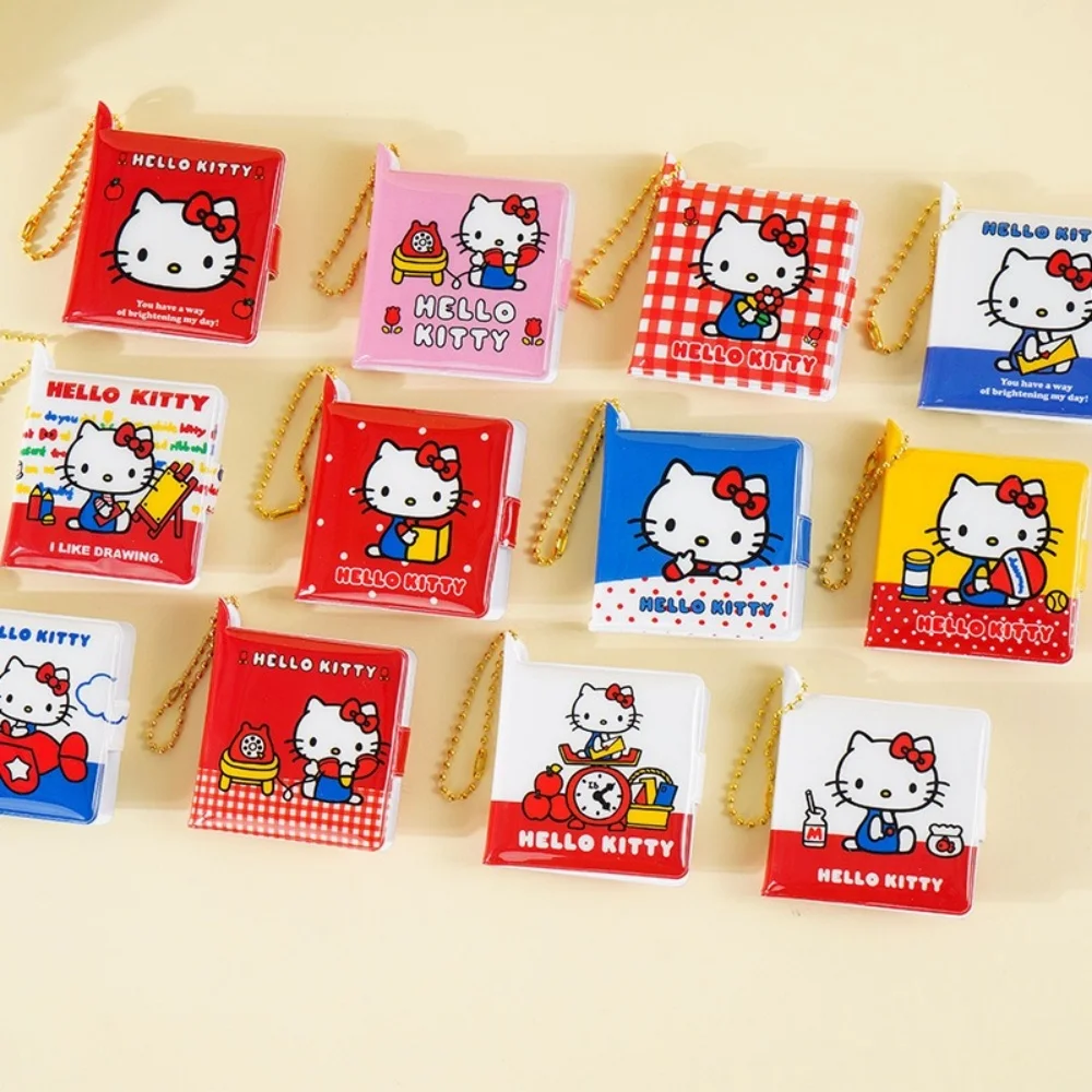 Genuine Sanrio PVC Notebook Hello Kitty KT Cartoon Cat Storage Photocards Collect Book Diary Agenda Planner Women Gifts