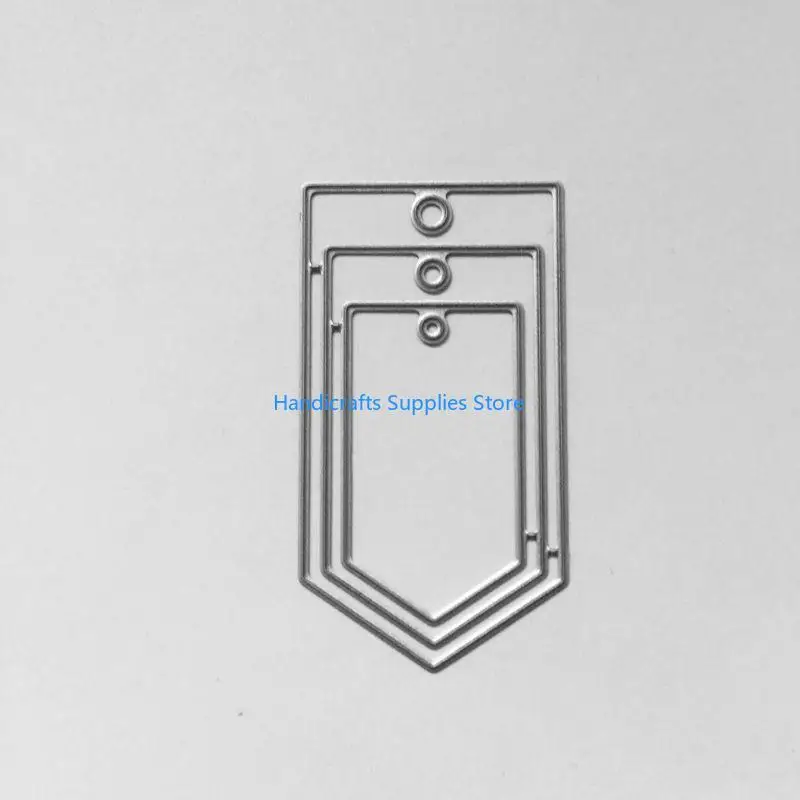 R1WA for Sharp Tag Metal Cutting Dies Stencil DIY Scrapbooking Album Stamp Paper Card