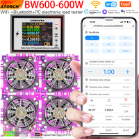 BW600 DC1-200V WiFi Tuya Electronic Load Indicator Battery Tester 18650 Pack Capacity Monitor Checker USB Charging Tools 50A