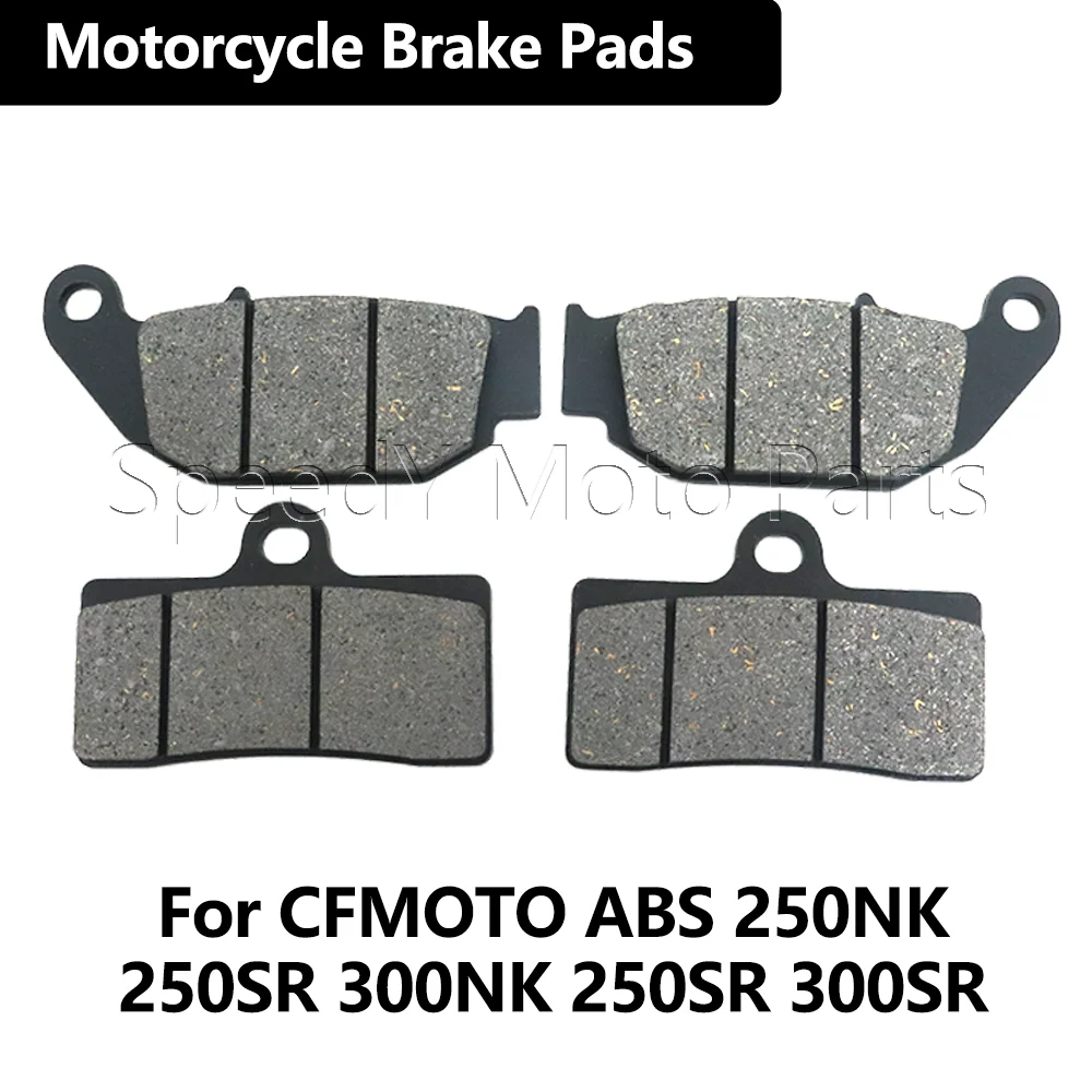 Motorcycle Front Rear Brake Pads Accessories For CFMOTO 250SR ABS 250NK 300NK 250SR 300SR 250 300 SR NK 250 300 NK