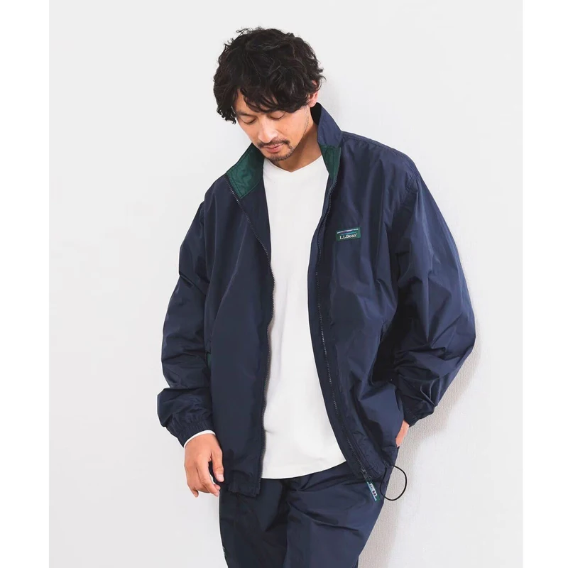 

L.BEAN ROXBURY Легкий уличный нейлоновый жилет Стеганый длинный свеч Jaet с застежкой-молнией Воротник-стойка Slim Fit Youth Faion