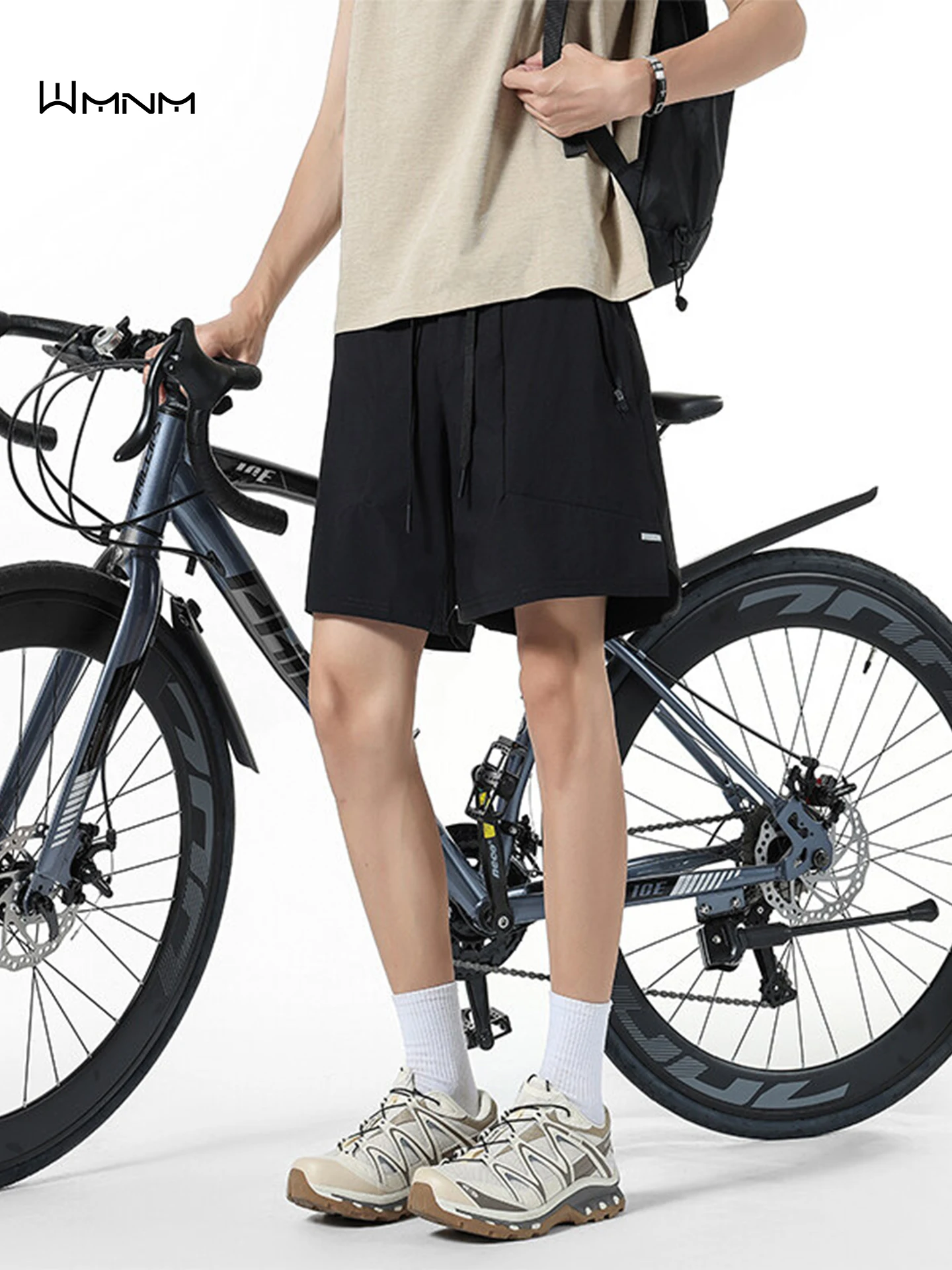 

Мужские велосипедные спортивные легкие дышащие шорты WMNM, быстросохнущие, повседневные, прямого кроя, длиной до колена...