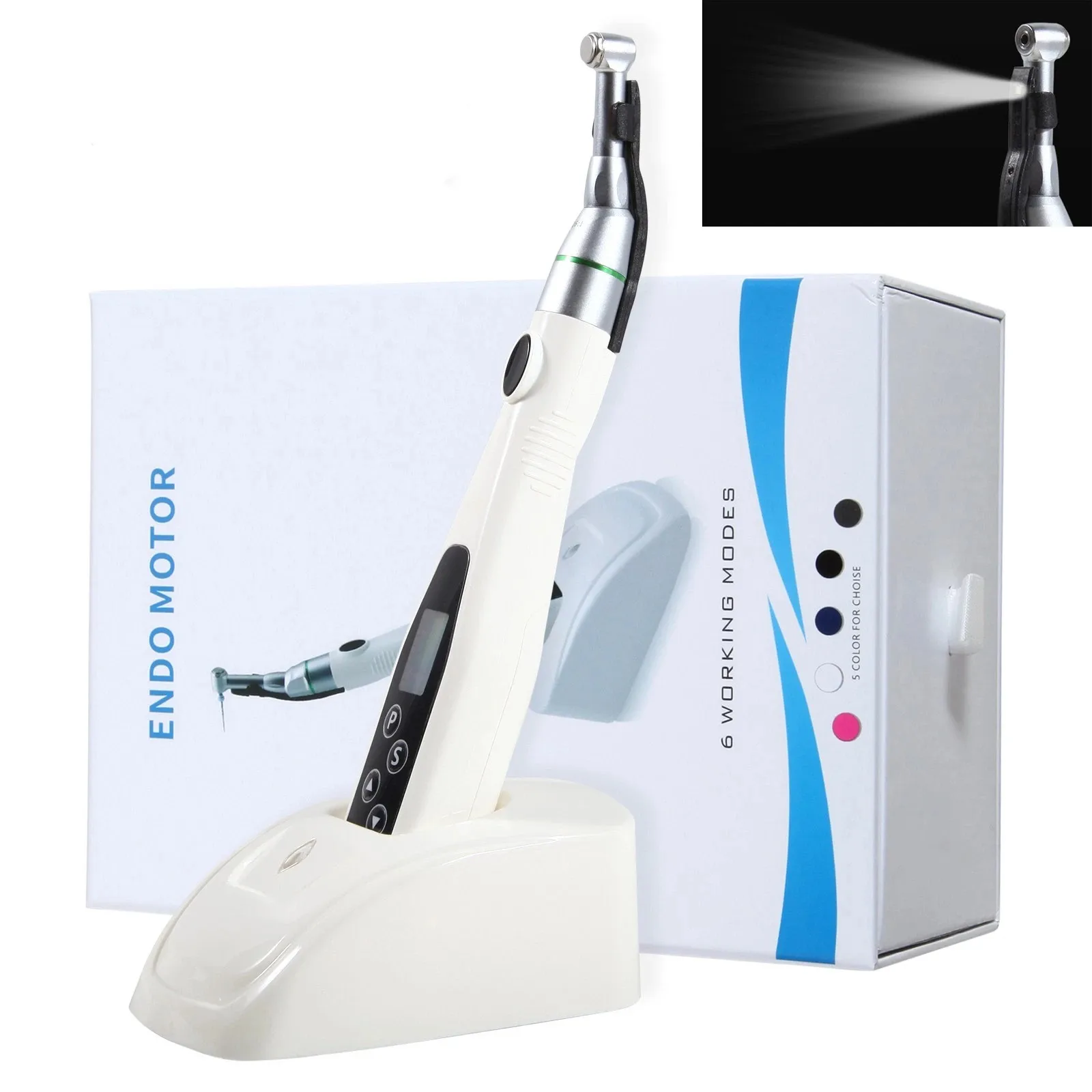 

Стоматологический беспроводной светодиодный эндодвигатель 16:1, возвратно-поступательный наконечник для лечения корневых каналов, эндодонтический