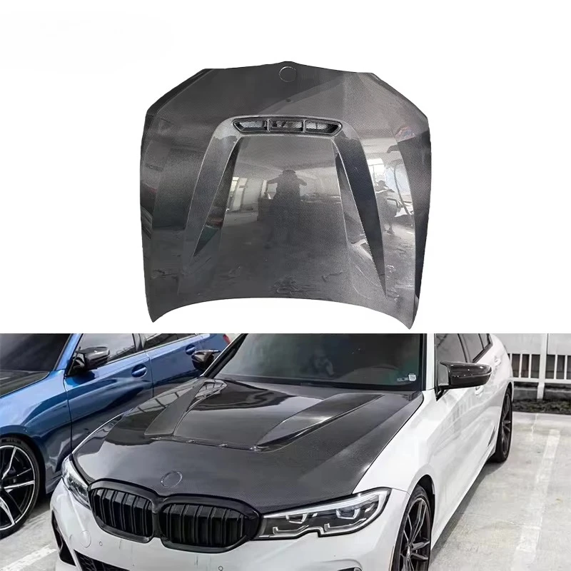 

G20 CS Style Carbon Fiber Machine Cover Hood Engine Bonnet for 3 Series G20 2020-2024