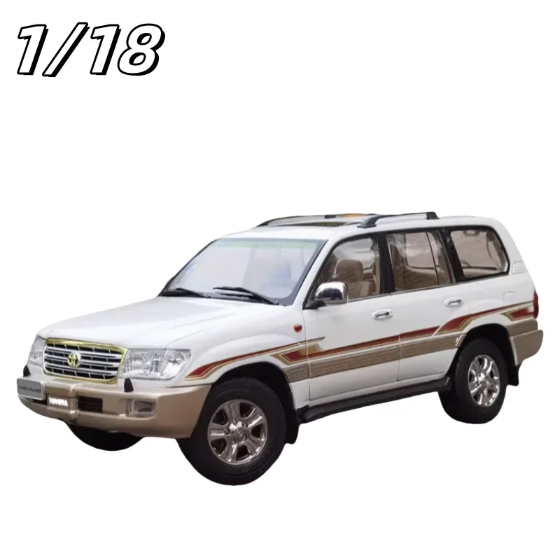 1:18 Cooluze LC100 Land Cruiser off-road alloy car model, children's collection of decorative toys, holiday gifts for friends.