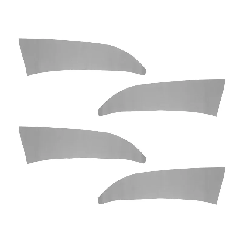 4pcs Microfiber Leather Car Interior Accessories Doors Panel Cover Protective Trim For Ford Mondeo MK5 2014 2015 2016 2017 2018