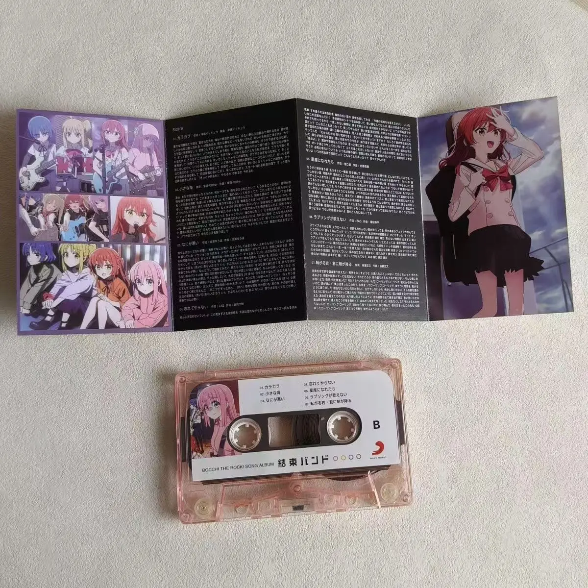 Anime BOCCHI THE ROCK Gotoh Hitori Music Tape Kessoku Banndo OST Album Soundtracks Box Cosplay Recorder Walkman Car Cassettes