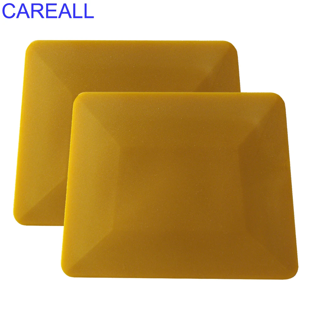 CAREALL 2Pcs Car Vinyl Wrap Squeegee Window Tint Film Installation Tools Carbon Fiber Sticker Wrapping Scraper