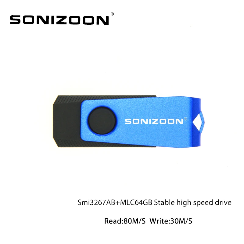 Sonizoon-usb 3.08ドライブ,高速,パーソナライズ,128gb,16gb,32gb,64gb,3.0gbメモリサポート