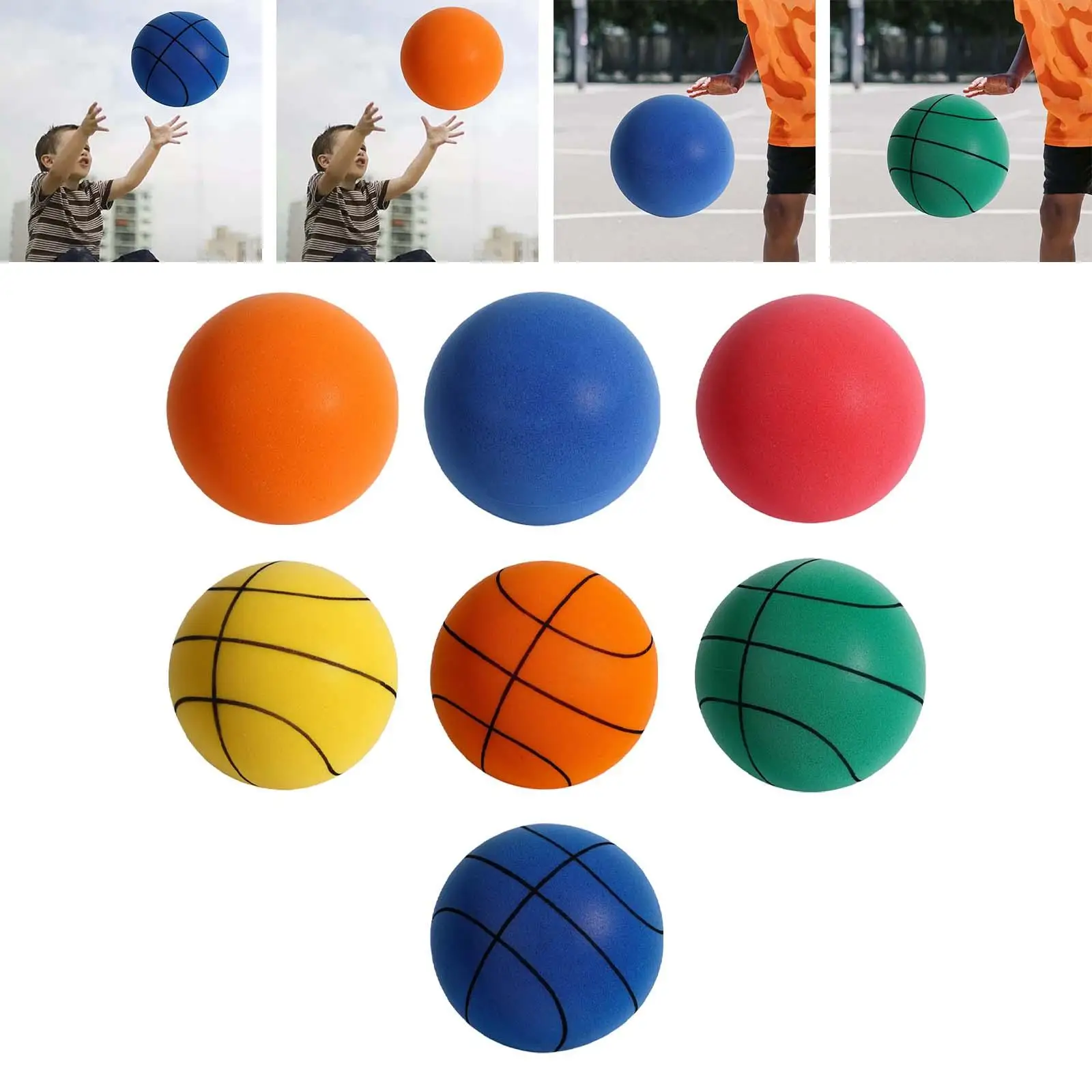 Kids Toys Ball Sensory Ball Outdoor Indoor Activities Silent Ball Toy for New