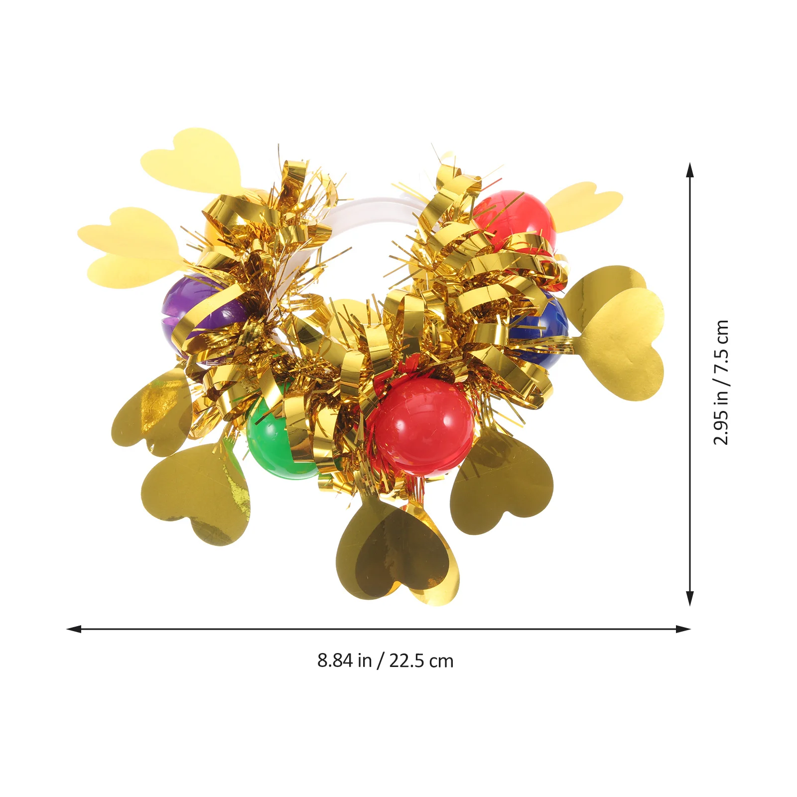 

4Pcs Performance Sequin Cheerleading Bracelet Bell Kids Wristbands Dance Stage Decor Kids Wrist Bracelets Sequin Bracelet