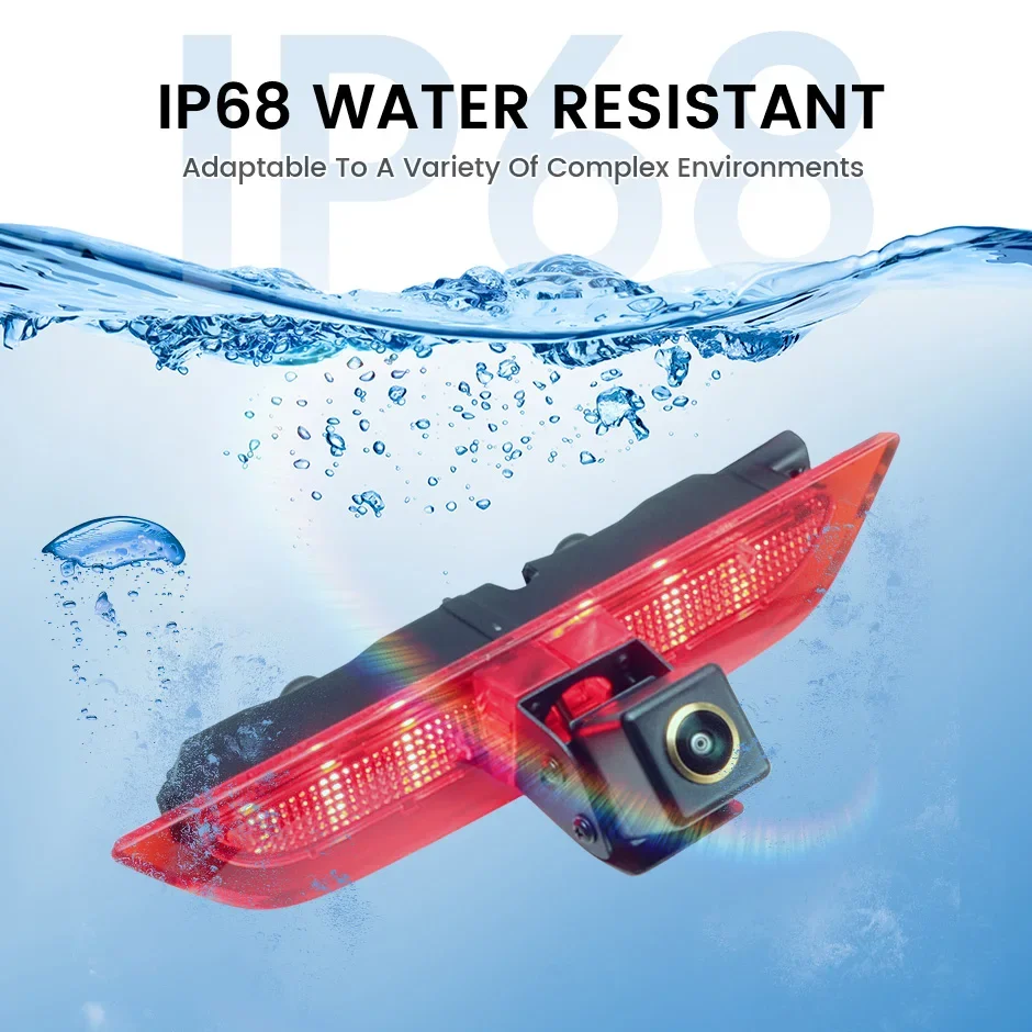 GreenYi ضوء الفرامل عكس الكاميرا لشركة فولكس فاجن العلبة 2020-2024 كاليفورنيا V5 صندوق التخييم Furgon Estate SBA SBB SBJ MPV 2021/01-2024/12