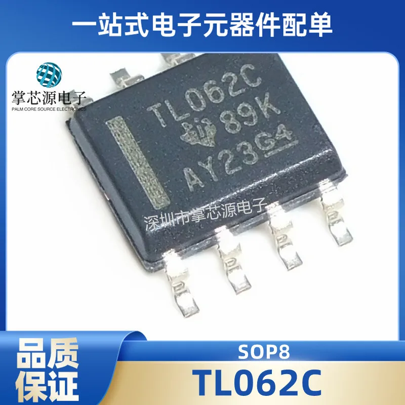 10 قطعة العلامة التجارية الجديدة الأصلية المستوردة TL062CDR TL062C مضخم التشغيل IC رقاقة حزمة SOP8 #1