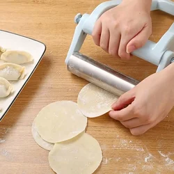 Dough Rolling Pins Pastry Pizza Roller Crust or Pastry Rolling Pin Home Stainless Steel Rolling Tools Baking Kitchen Accessories