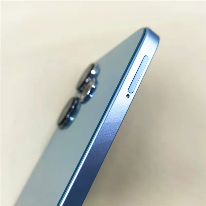 Kompletna obudowa do Xiaomi Redmi 13 4G, obejmująca środkową ramkę, tylną obudowę baterii oraz osłonę obiektywu aparatu + teczka na kartę SIM – części do naprawy. — zdjęcie produktu 3
