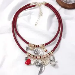 Exaggerated Multi-layer Fish Wing Charm Bracelet