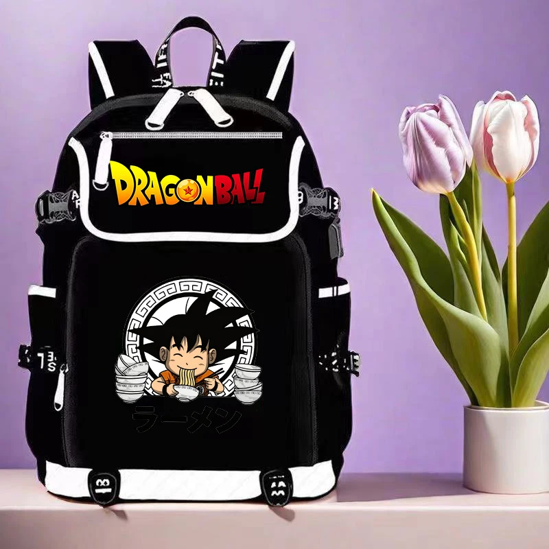 Dragon ball mochila absorvente de umidade respirável estudante mochila grande capacidade multi zona mochila presente aniversário das crianças