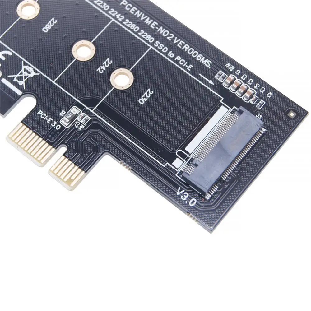 PCIE para M2 SSD NVME Placa de Expansão, M.2 NVME para PCI-E 4X M.2 NVME SSD para Placa Adaptadora PCIE, PCI Express X4 X8 X16