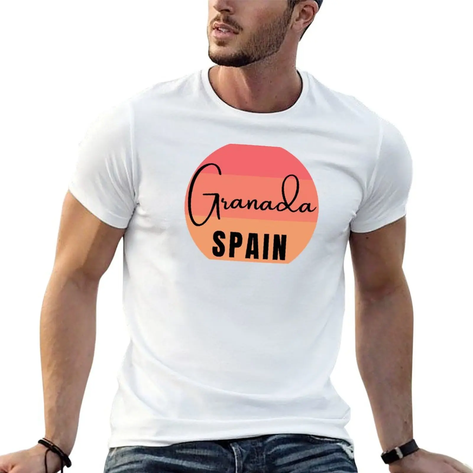 

Granada Spain - Retro T-Shirt mens graphic t shirts t shirts designer funny t shirts man T-shirt