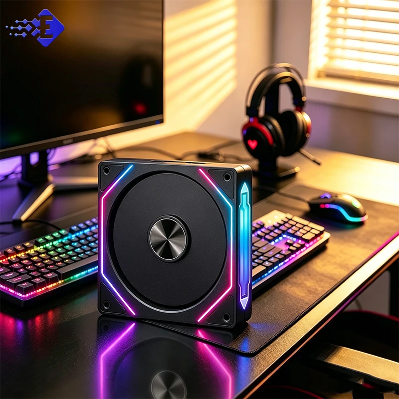 Prism 4RS 120mm ARGB Case Fan - Ultra Quiet 4-Pin Pwm, High Airflow For Gaming PC & Desktop Cooling Volume 800-1600RPM