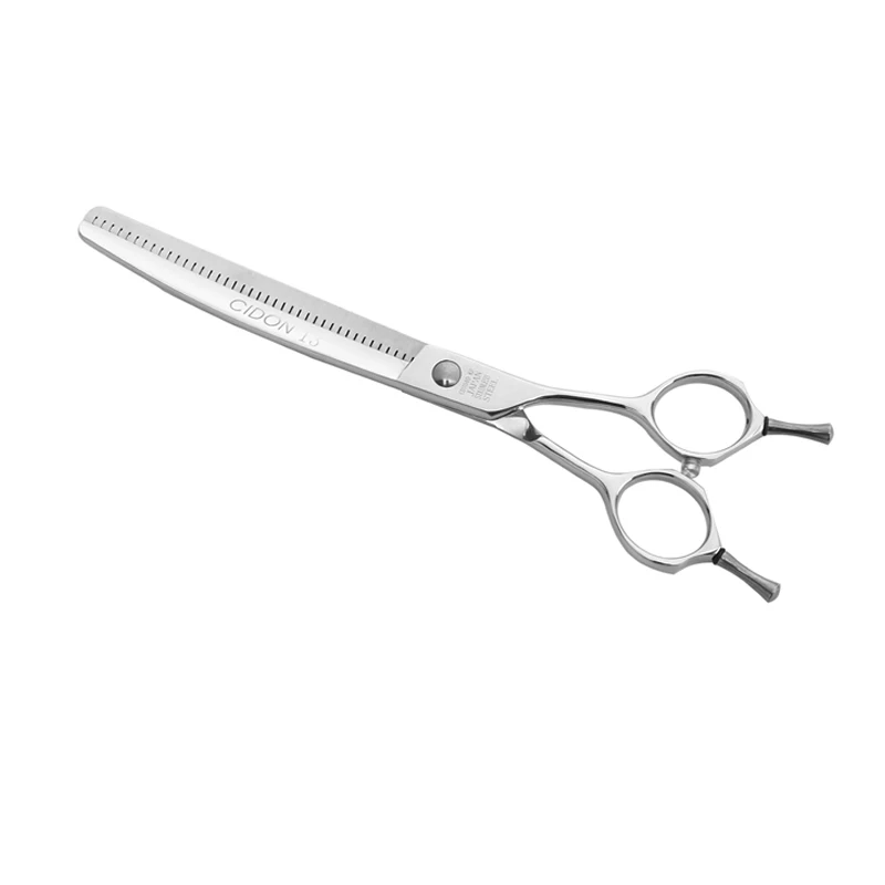 CIDON 13 Series 7-Inch 40-tooth Curved Pet Grooming Thinner Shears