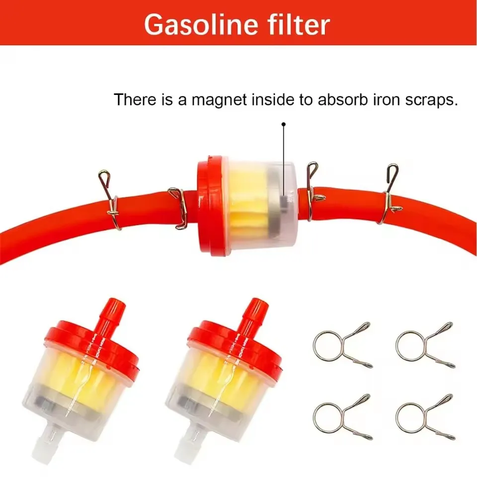 مرشحات وقود الغاز العالمية للدراجات النارية وأنابيب الوقود لـ simson mini Moto Pitbike piaggio zipyamaha jog suzuki ltz 400 vespa px