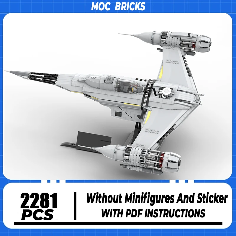 

Star Movie Moc Building Block UCS N-1 Starfighter Model Technology Brick DIY Assembly Modular Construction Toy Holiday Gifts