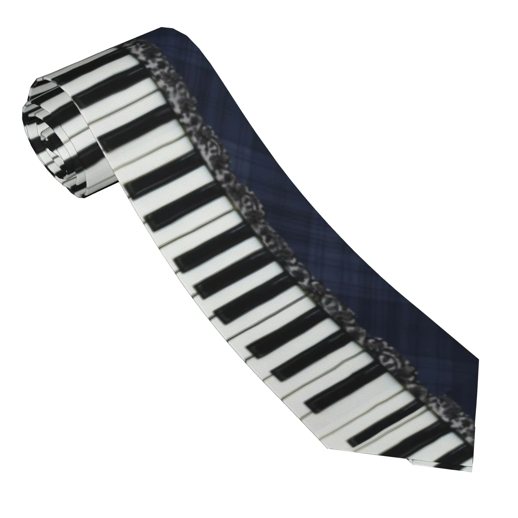 Music Notes Tie  Classic Elegant Neck Ties For Unisex Adult Wedding Quality Collar Tie Graphic Necktie Accessories