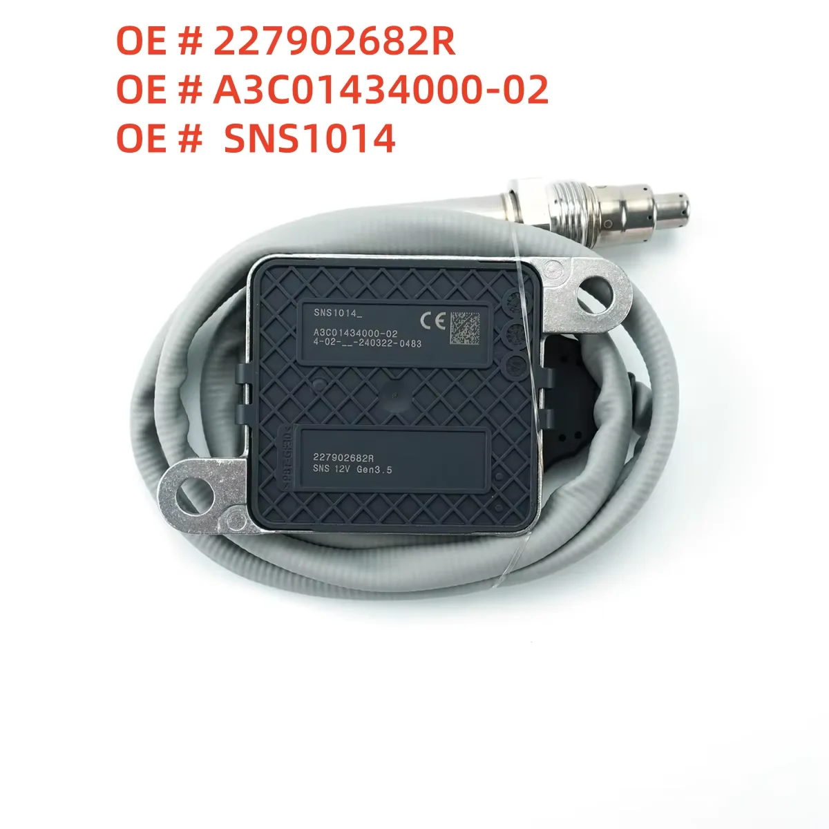 High quality New 227902682R  A3C01434000-02 SNS1014  Nitrogen Oxide Sensor  for Renault  X82 1.6 DCI