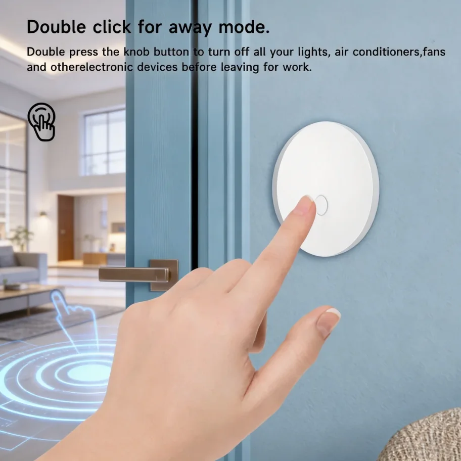Tuya Zigbee Smart-Szenenschalter, Druckknopf-Fernbedienung, Drahtlose Automatisierung, Mehrfach-Szenen-Auslöser, Unterstützt Alexa und Google Voice – Detail 8