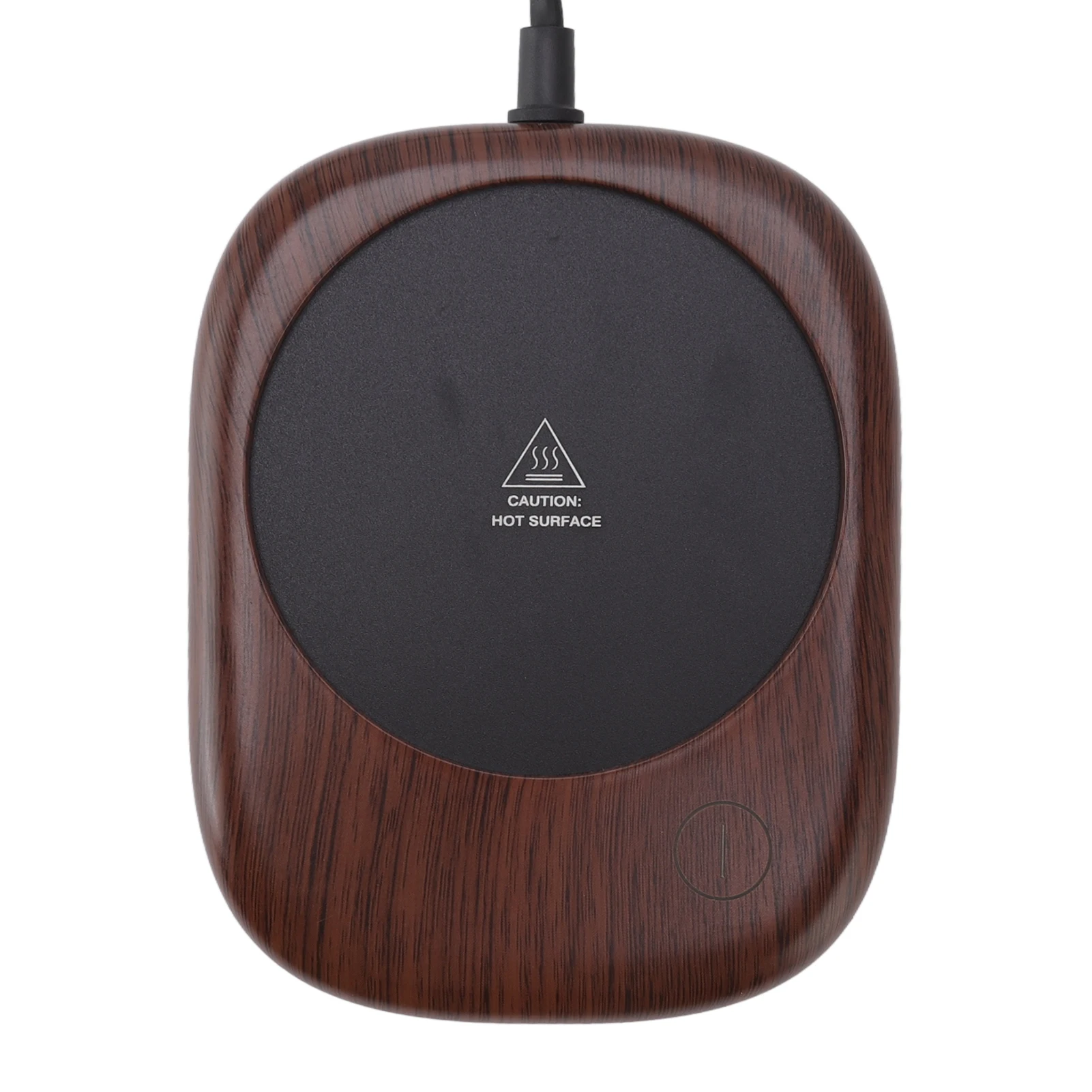 جهاز تسخين القدح الكهربائي، تسخين سريع، تلقائيًا، يحافظ على دفء كوب المشروبات الخشبي والحبوب #6