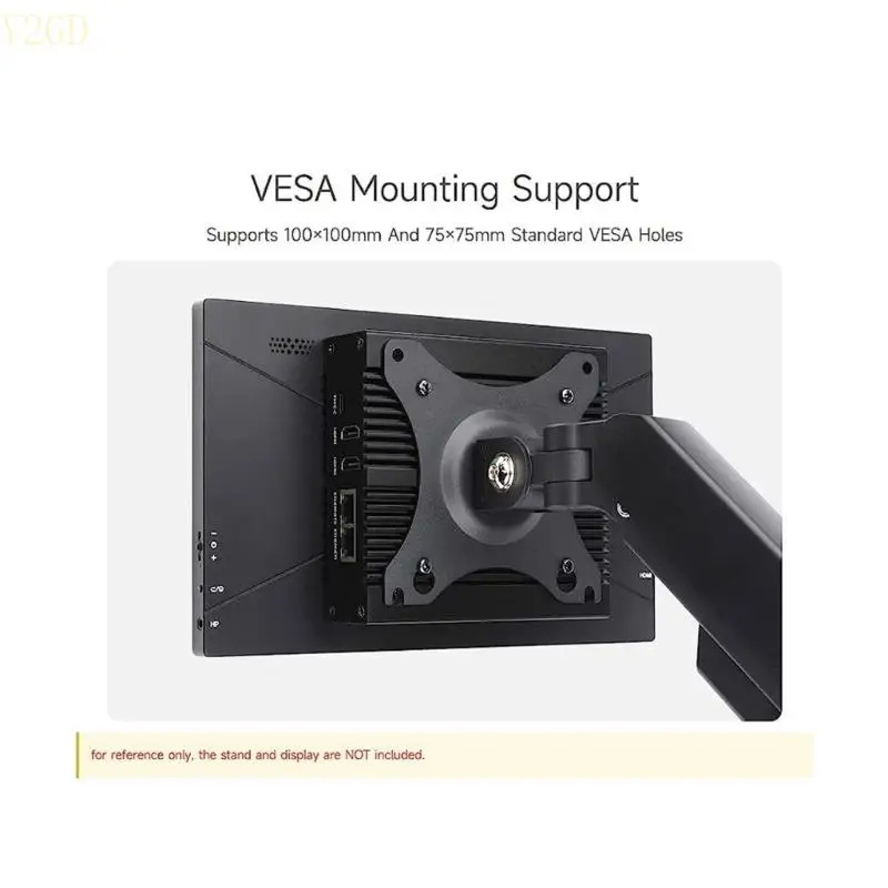 Jaringan Y2GD Mini-Komputer Penyimpanan Terlampir Untuk CM4, Slot SSD NVME Ganda, Mampu