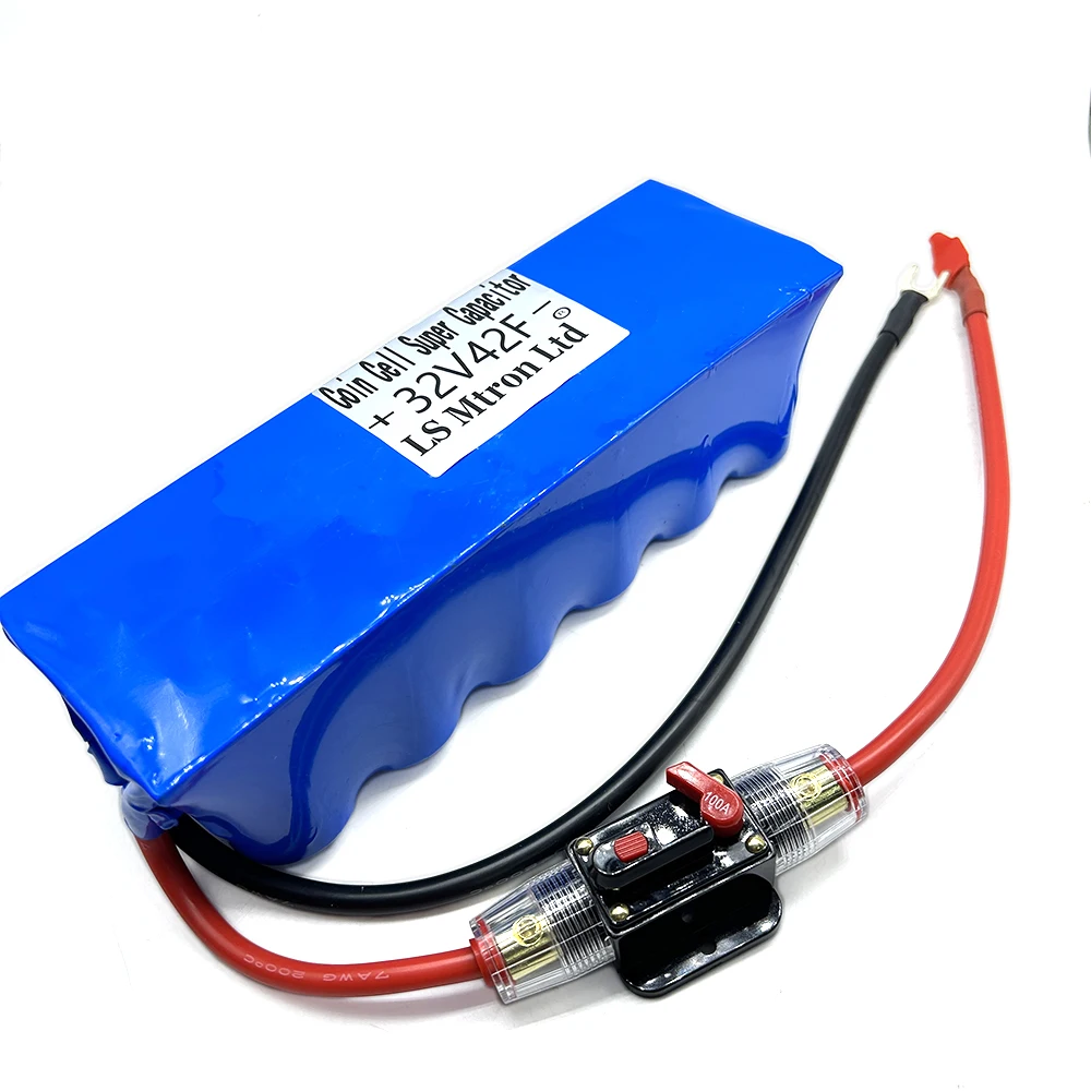 LS Mtron-Módulo Retificador Automotivo, Super Capacitor com Proteção, Fusível de Auto-Recuperação, 32V42F, 2.7V500F