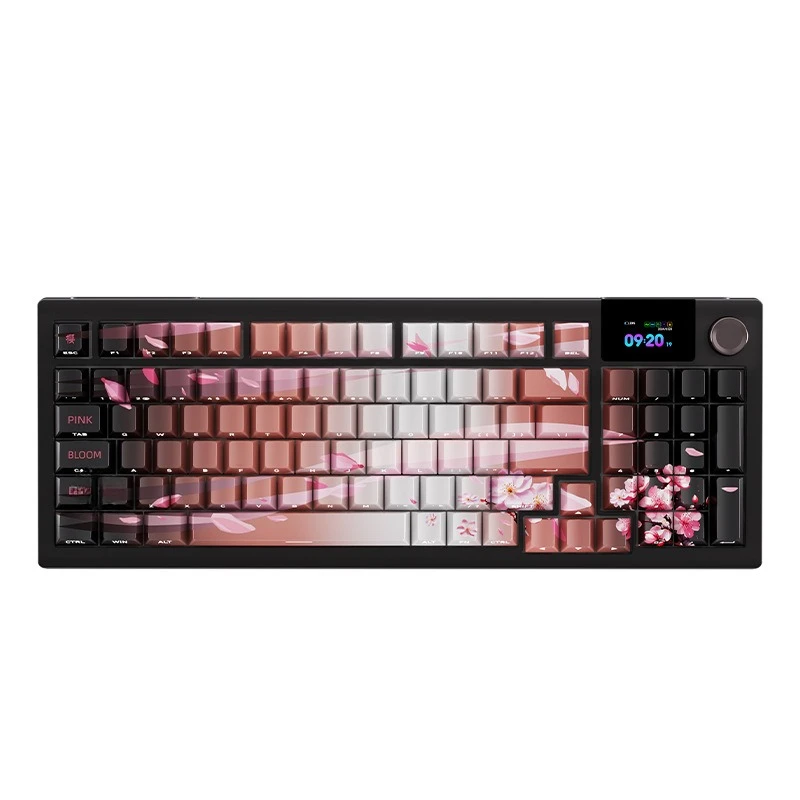 

Three-mode game e-sports mechanical keyboard hot-swappable office typing bluetooth wireless keyboard