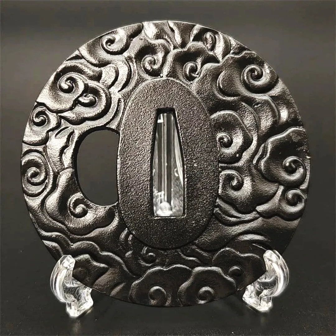 Custom Tsuba Alloy Guard Cloud Design For Japanese sword katana HandGuard Accessory