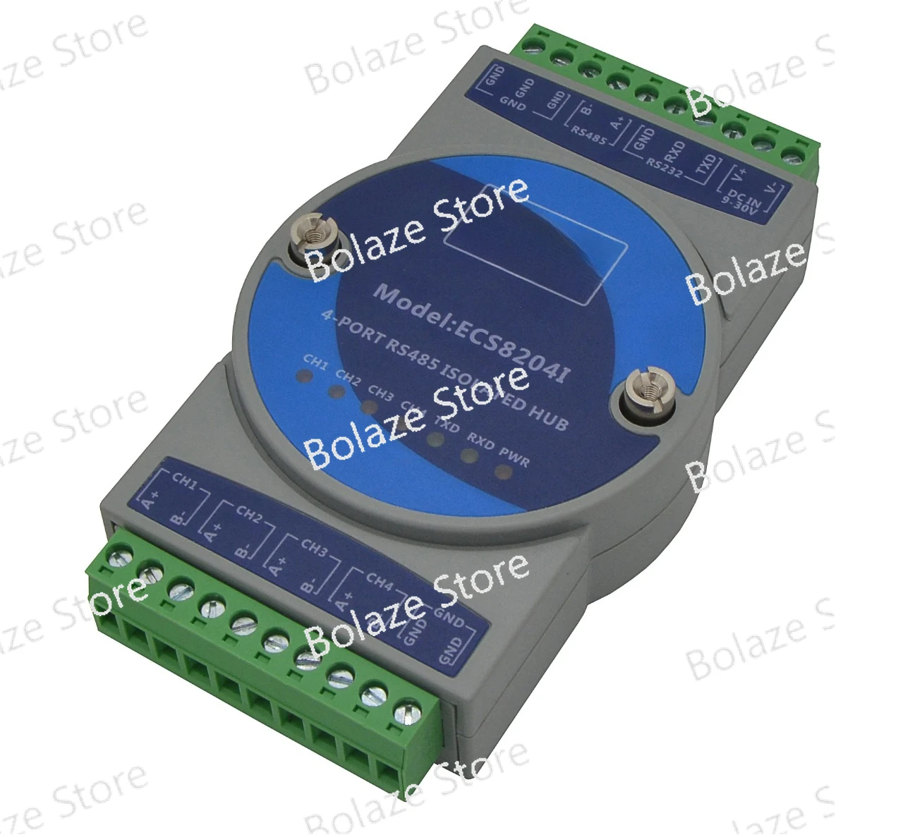 Distributor Shareer hub 1 point four ECS8204I Industrial grade optically isolated 4-way 485 hub