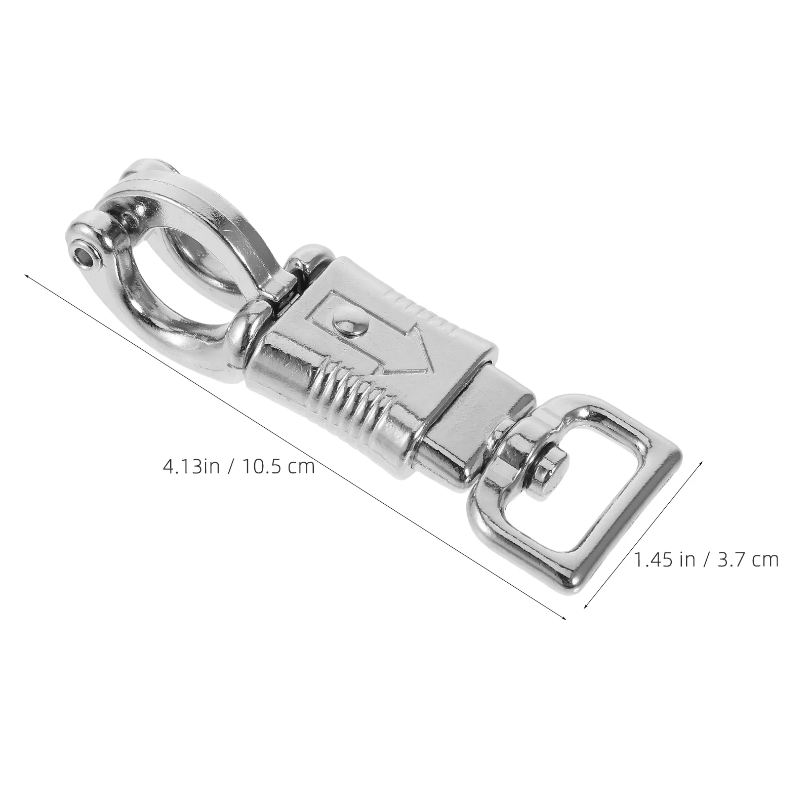 Affidabile gancio equestre con design a molla, scatto a sgancio rapido per accessori per equitazione, supporto per sella, attrezzatura da esterno