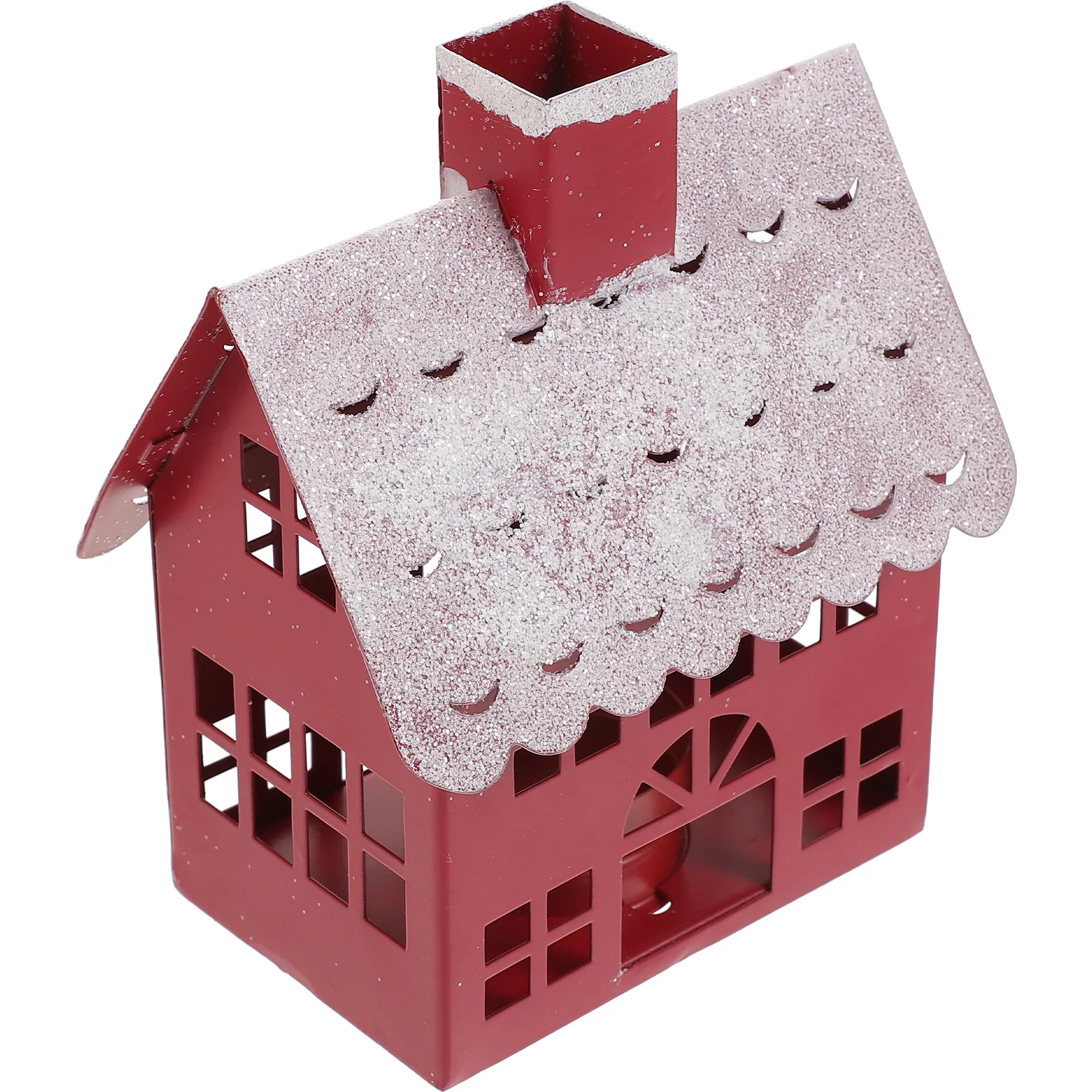 Christmas Iron Tabletop Igloo Ornaments Village House Decoration Supplies Decorations