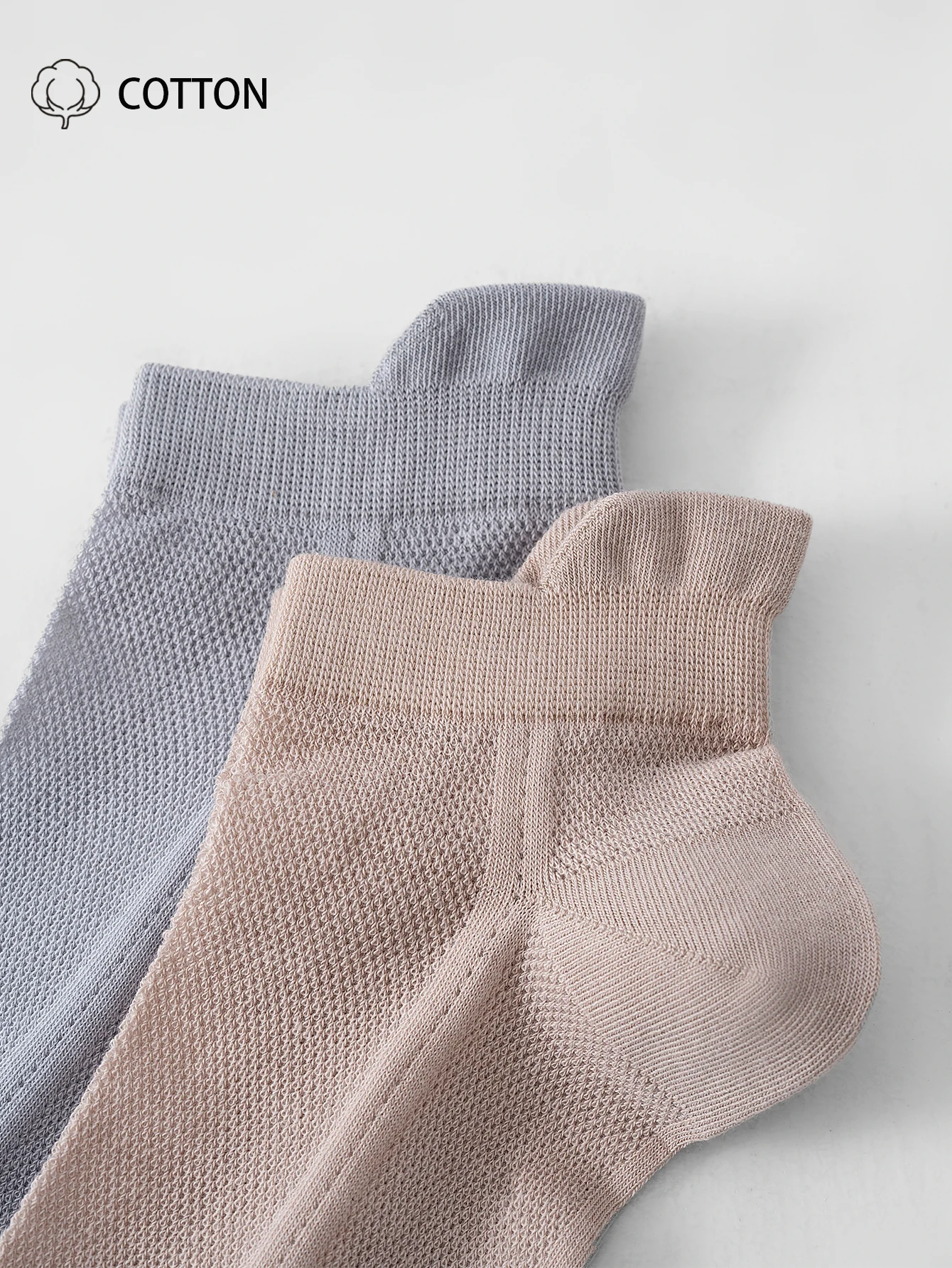 1/7/14 Pairs of Men's Cotton Socks, Short Socks, Invisible Socks, White/Black, Thin Summer Low-Cut Socks, Ankle Socks, Soft and Breathable, Suitable for Business Casual, Home Sports, College Style and Other Occasions view 3