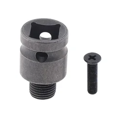 1pc Drill Chuck Adaptor With Screw 1/2-20UNF For Impact Wrench Conversion Alloy Steel High Strength Power Tool Accessory