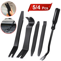5/4 PCS Car Interior Trim Removal Kit, No-Scratch Removal Pry Tools for Door Panel, Car Clip Panel & Audio Dashboard Dismantle