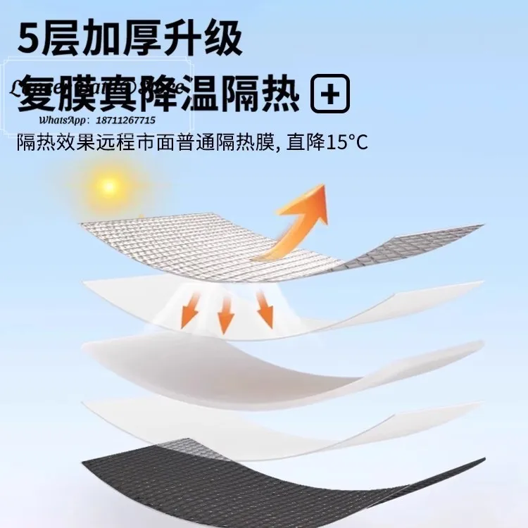 9mm home sun protection & heat insulation magnetic window film - sunshade, window glass film, light blocking - the ultimate