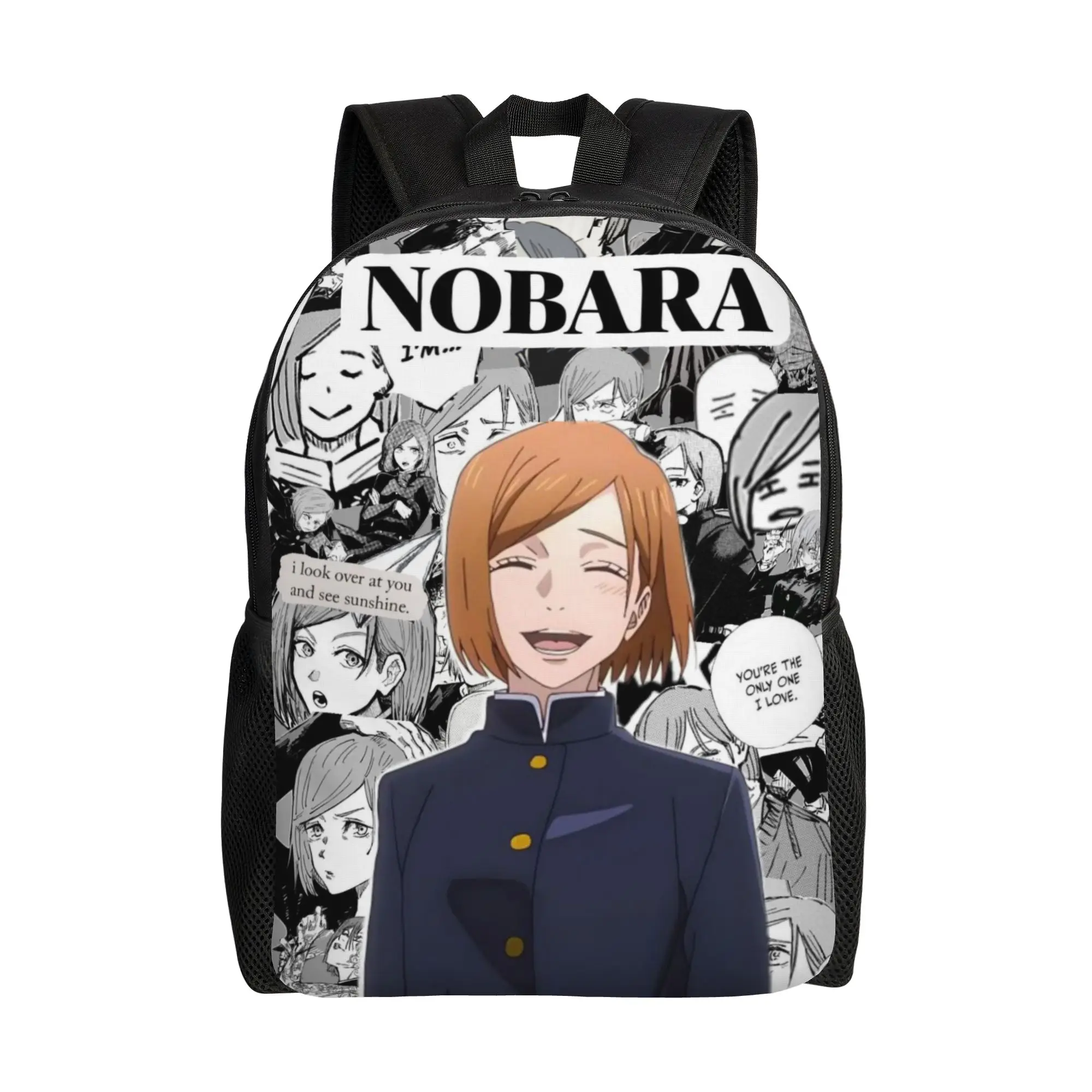 

Back to school season Nobara Kugisaki (15) Schoolbag Jujutsu Kaisen For Women High Street Backpack