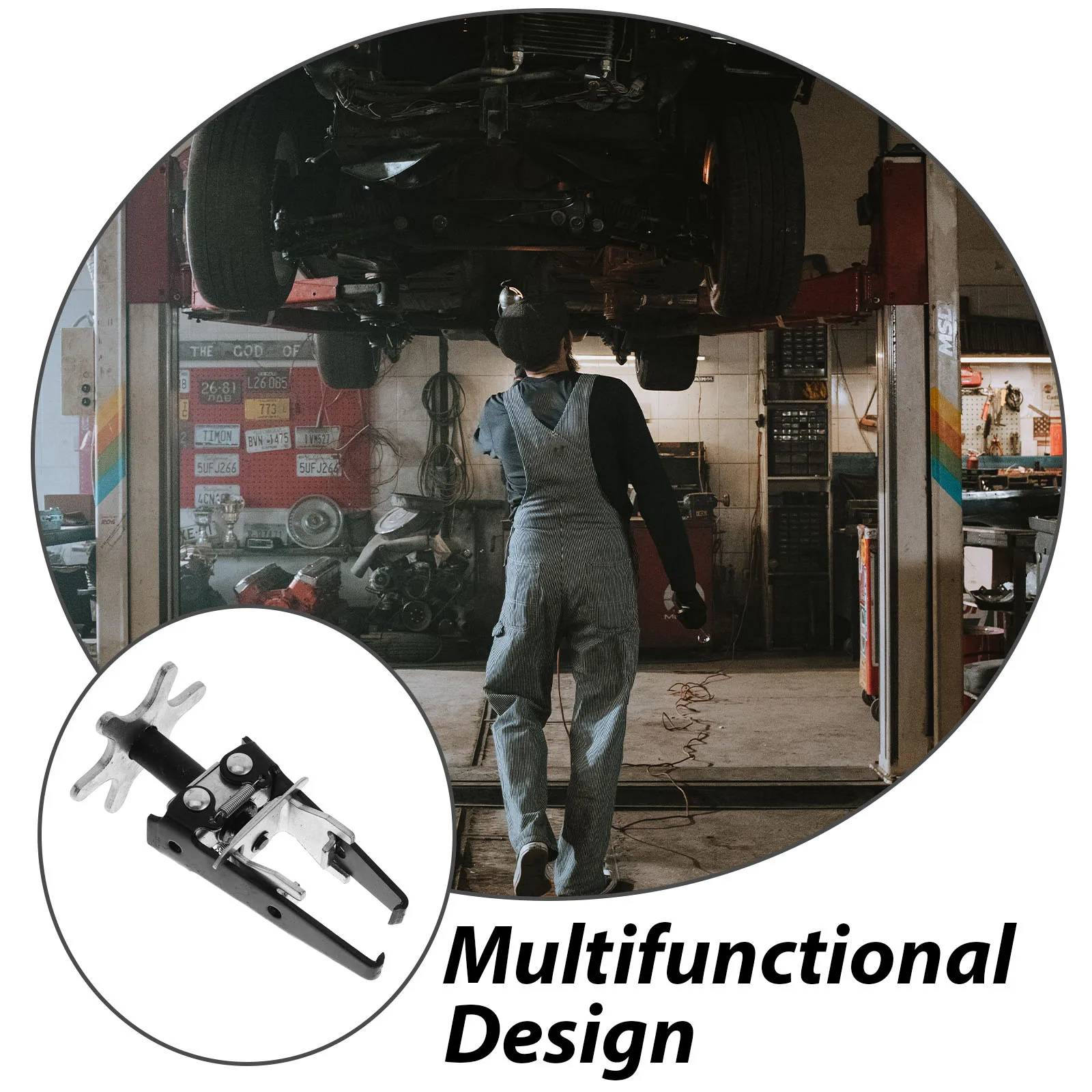 

Valve Spring Compressor Engine Repair Tools Black Accessory Part Clamp Automotive Springs Precision Machined Durable Reliable