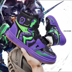 Machine No. 1 EVA men's anime sports shoes high-top casual sports vulcanized shoes outdoor autumn and winter Christmas gifts