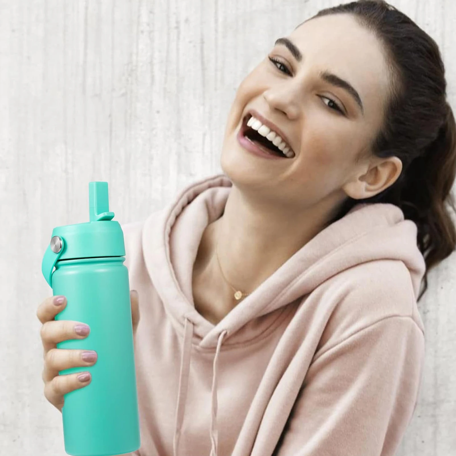 غطاء من القش لزجاجات المياه ذات الفم الواسع