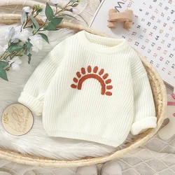 Baby Sweater Knitted Infant Boy Girls Pullover Long Sleeve Autumn Newborn Children Clothing Fashion Cute Sun Tops Outerwear Warm