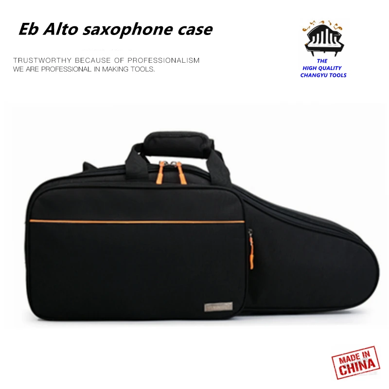 High quality Eb Alto saxophone case bag imitation leather portable strapless Saxophone accessories 99